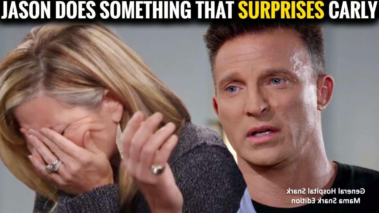 Jason Does Something That Surprises Carly ABC General Hospital Spoilers