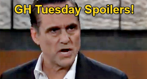 General Hospital Tuesday June 25 Spoilers Sonny Blasts Ava Carly