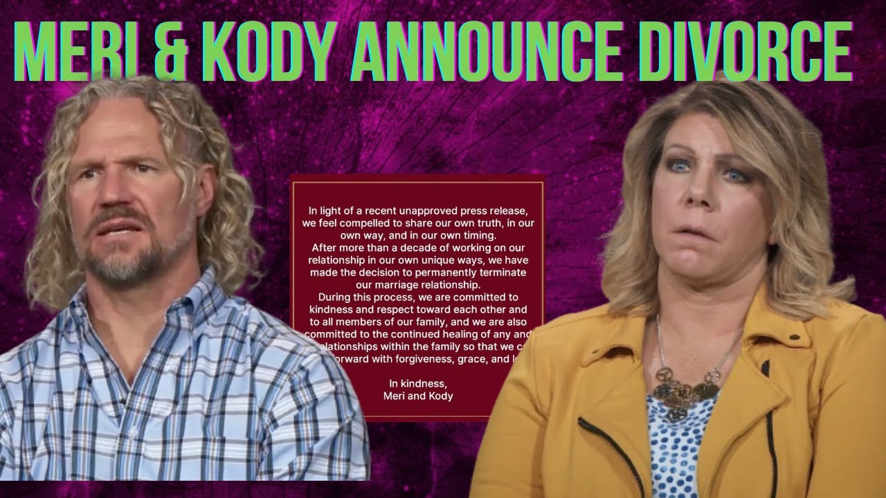 Sister Wives Update Meri And Kody Announce Official End To Marriage Daily News 3143