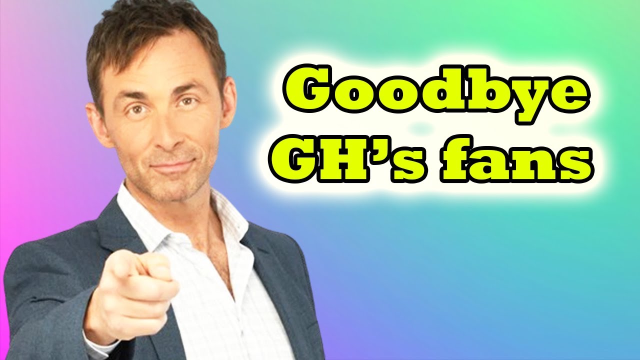 Valentin says goodbye to his fans General Hospital Cast Daily News